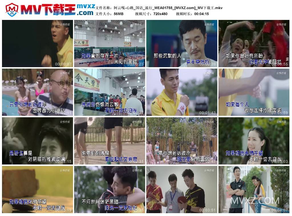 阿云嘎-心路_国语_流行_MEA01755